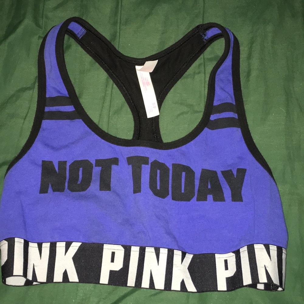 PINK/victoria secret purple sports bra